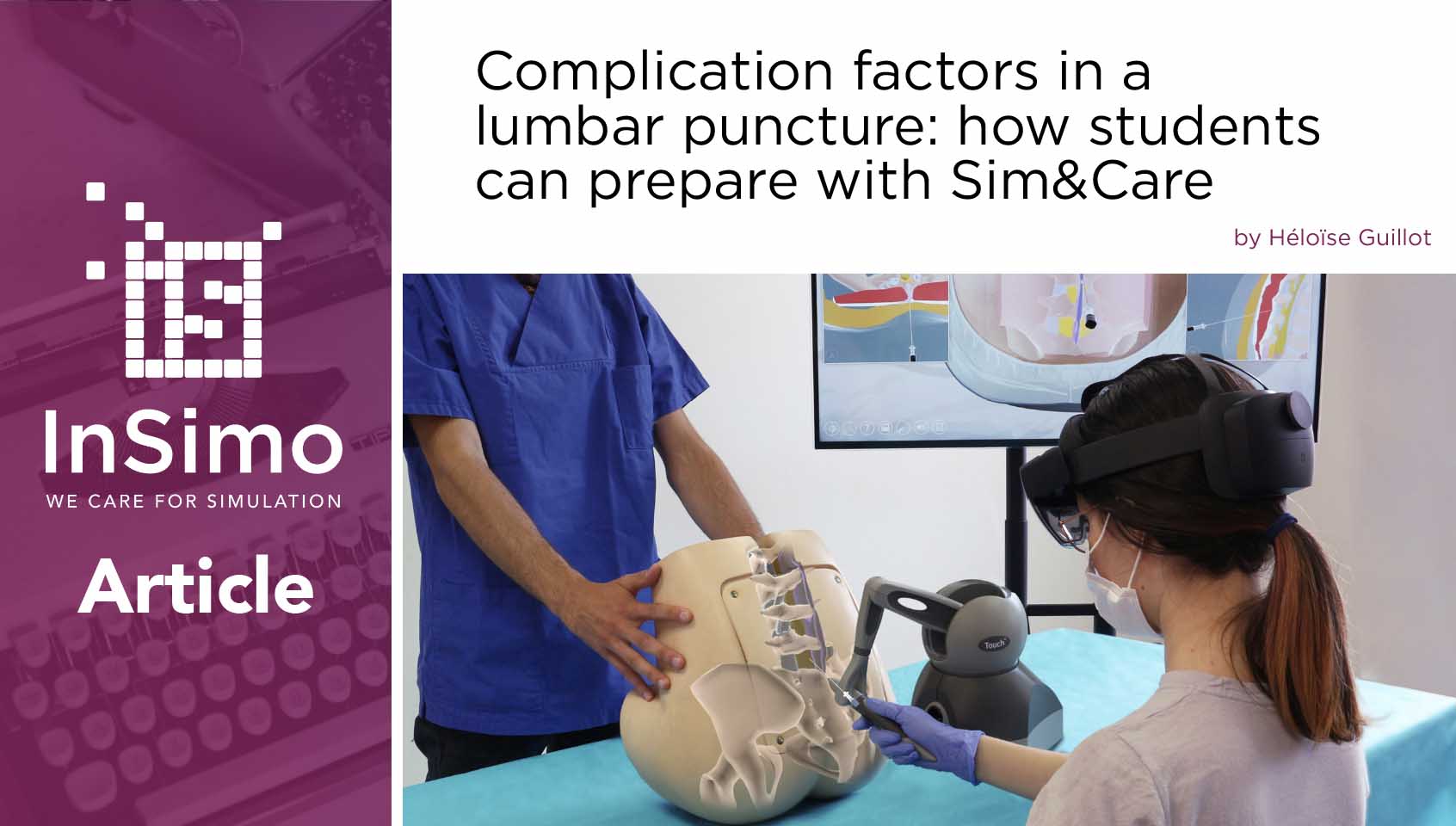 Complication factors in a lumbar puncture: how students can prepare with  Sim&Care