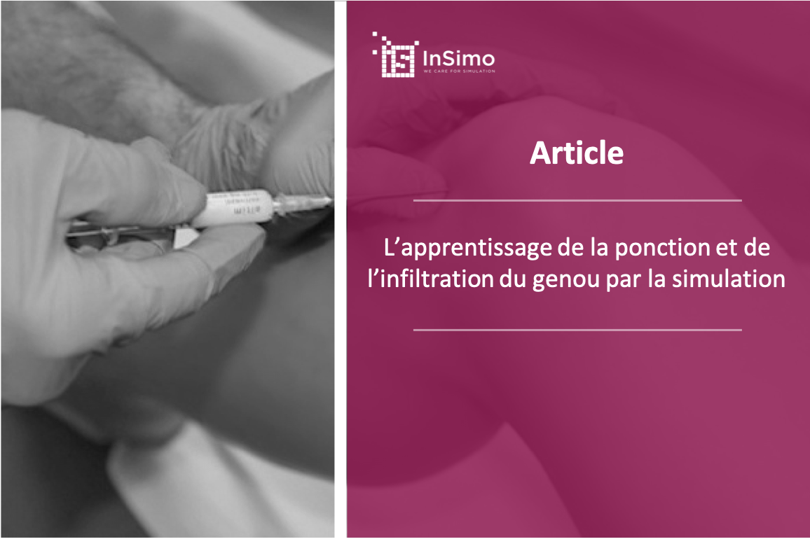 L apprentissage De La Ponction Et De L infiltration Du Genou Par La 