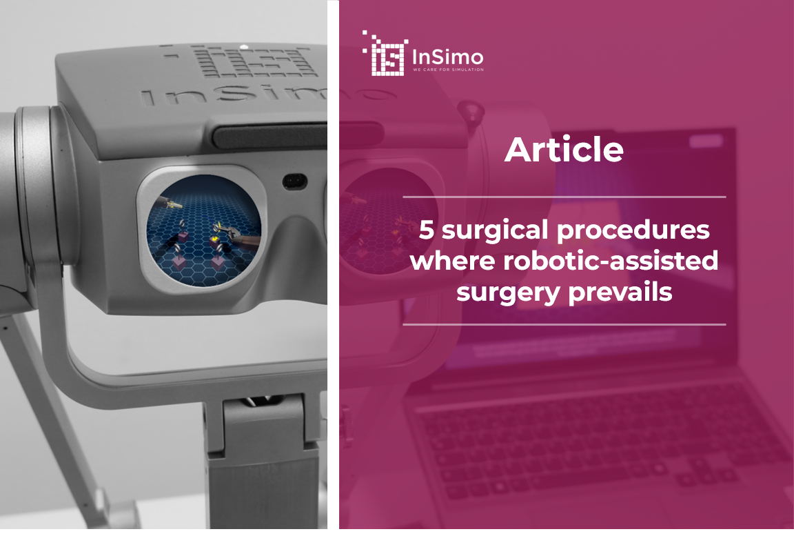 Miniature EN_5 surgical procedures where robotic-assisted surgery prevails